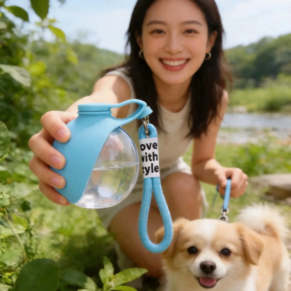 Travel water bottle included in kit