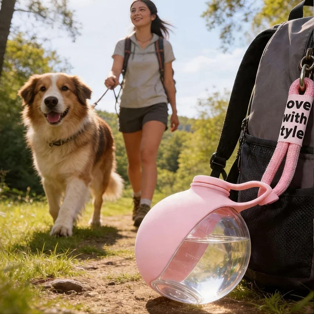 Travel Water Bottle & Bowl