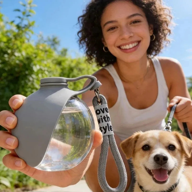 Travel Water Bottle & Bowl