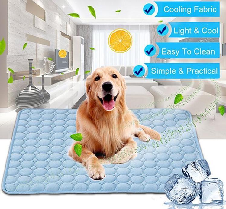 Cooling Ice Silk Nest Pad for Dogs and Cats